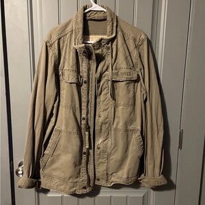 Hollister Olive Military Field Jacket